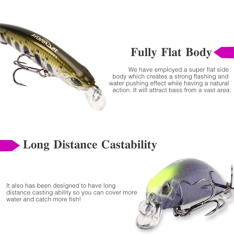 Top Water Lure 5g/5cm 3D Eyes Minnow Lure Alat Pancing Murah Umpan Ikan Umpan Mancing relix nusantara Umpan Pancing Alat Pancing Umpan Pancing Buatan Kail Pancing