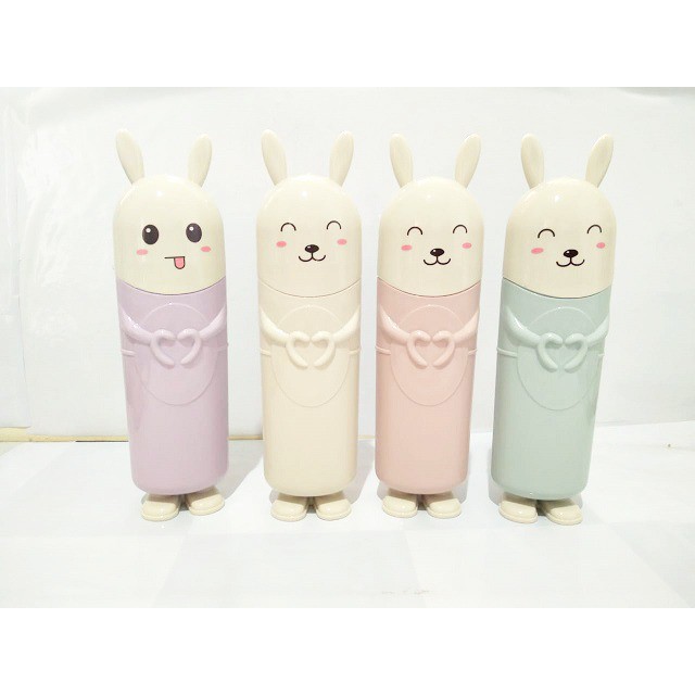 BABEE - TEMPAT SIKAT GIGI ODOL PORTABLE BUNNY / KOTAK SIKAT GIGI TRAVEL / TRAVEL SET SIKAT GIGI