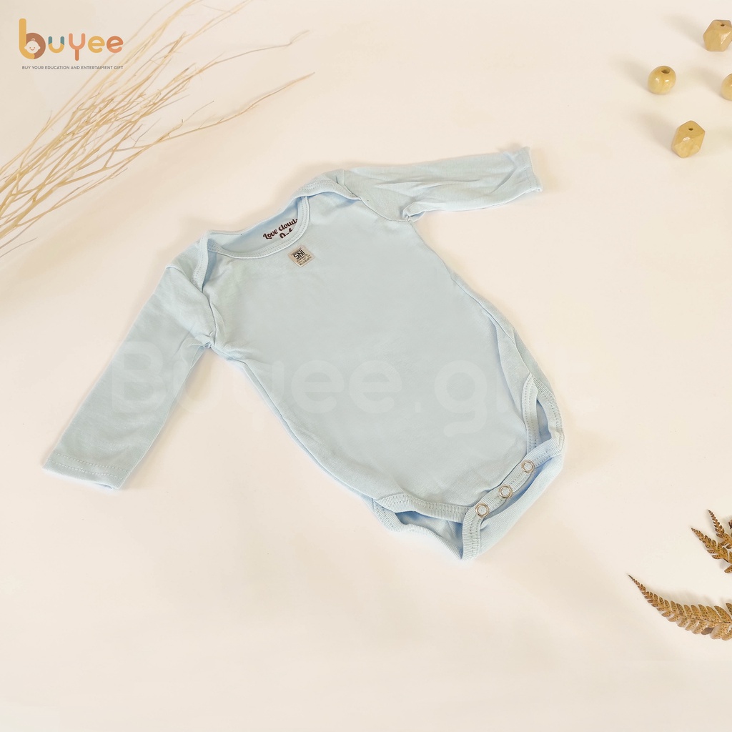 Baby Jumper | Baju Bayi Lengan Panjang Polos | Jumpsuit bayi 0-6 bulan