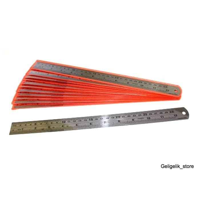 

PENGGARIS / PENGGARISAN BESI TERMURAH STAINLESS 30 CM