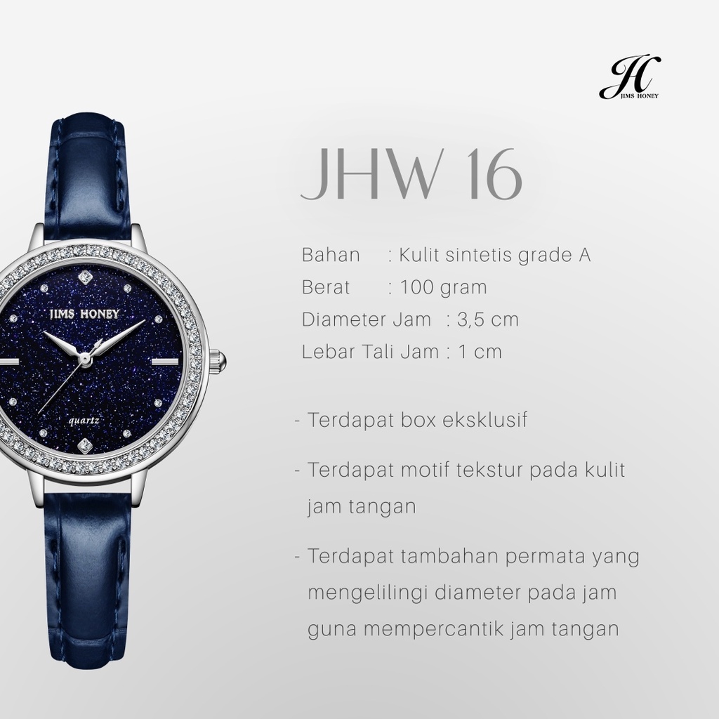 JIMS HONEY JAM TANGAN WANITA JHW 16 (FREE EXCLUSIVE BOX)