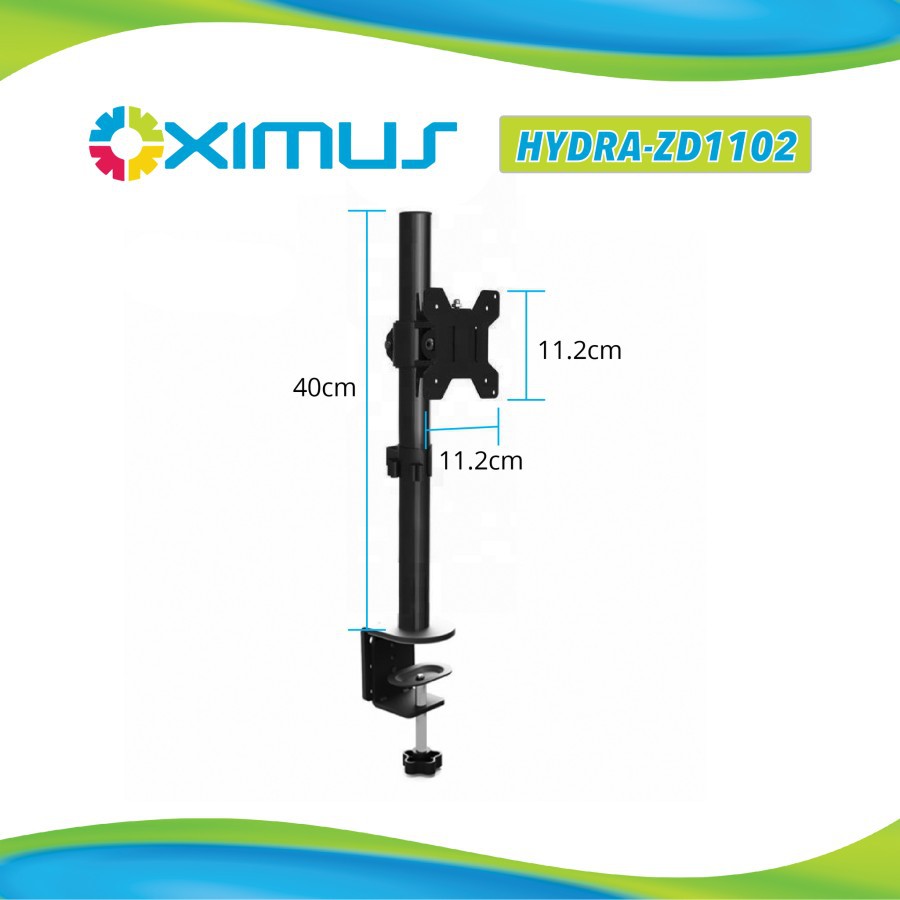 BRACKET MEJA LCD LED TV 1 Monitor 13 - 27 OXIMUS HYDRA ZD1102