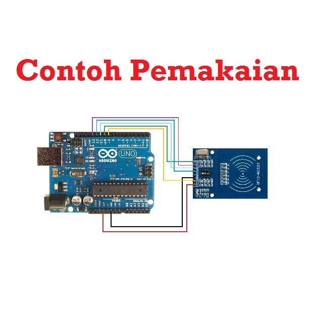 [HAEBOT] RFID Module Module RFID MF RC522 Read Write Security Keamanan Kartu Arduinoo