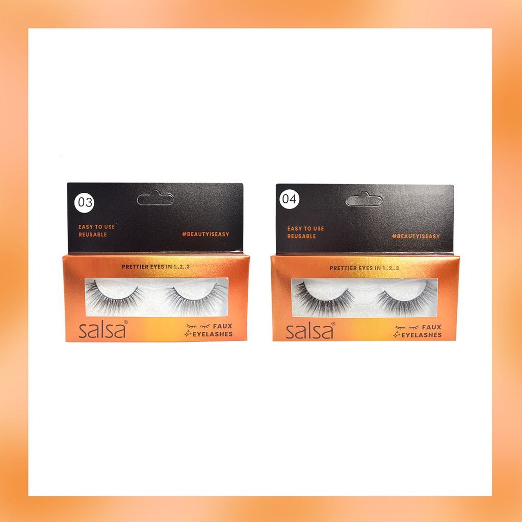 ❣️Rakkistore99❣️ Salsa Faux Eyelashes - Bulu Mata Palsu