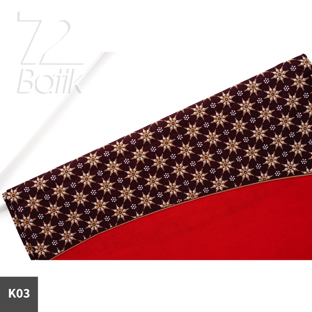 KAIN BATIK PREMIUM Bahan Katun Motif Wayang Mega Warna Merah 721458 Cap 72 Jarik Jarit Samping Kebat Panjang Batik Katun Modern Premium Bahan Seragam Batik Pernikahan Kantor Keluarga Murah Kamen Jadi Batik Bali Lembaran