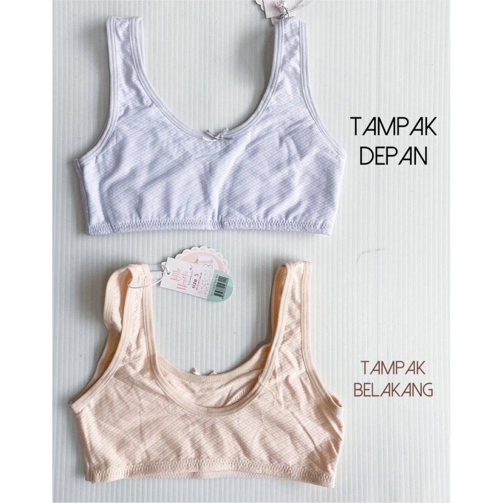 Miniset Little Hearts by YOUNG HEARTS 114587 - Tanpa Busa - Bahan Katun + Viscose