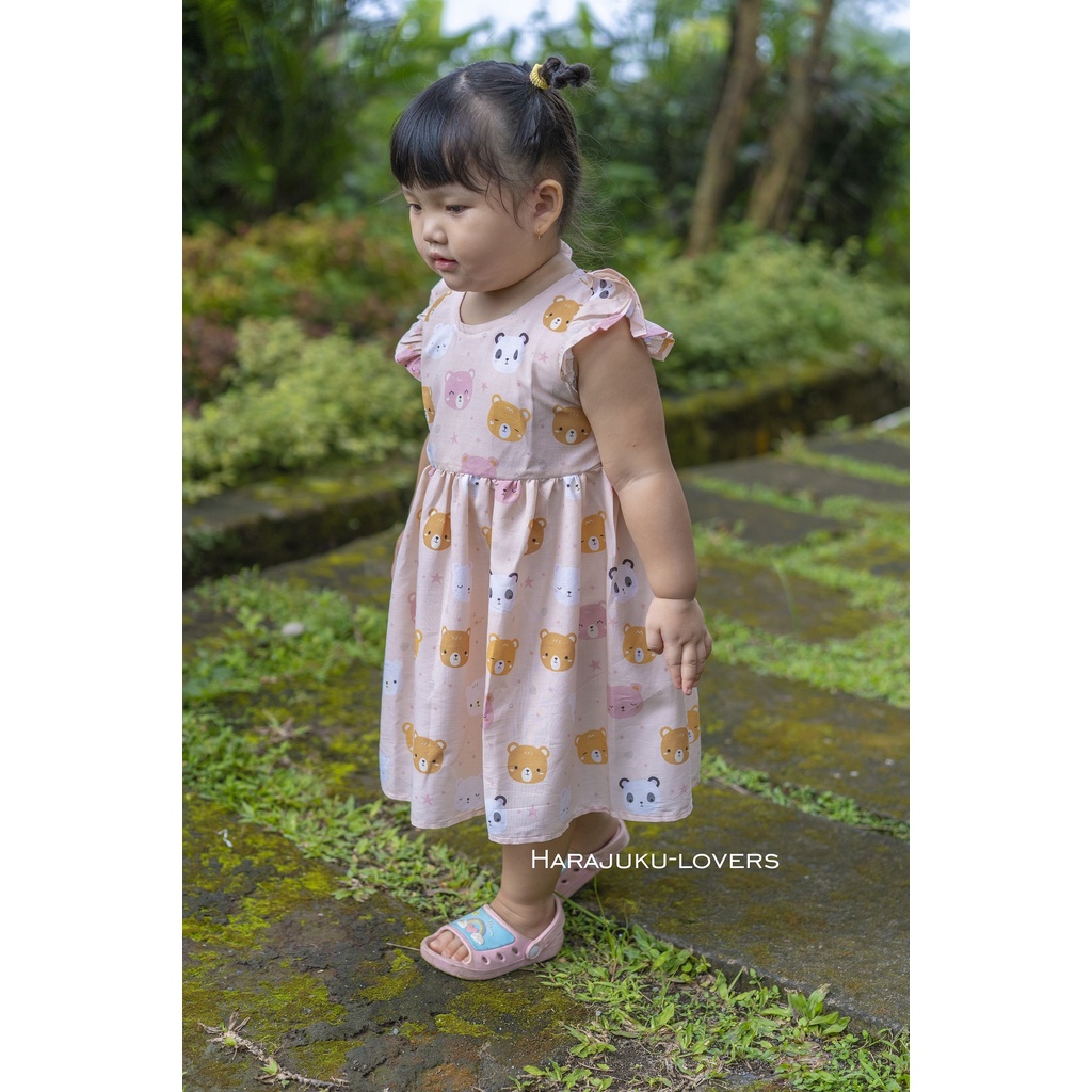 Dress Anak Perempuan Katun Motif Lucu [A002]