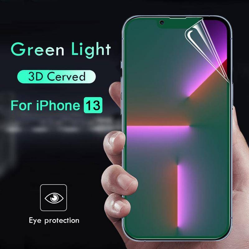 Pelindung Layar Hydrogel 500d Untuk Iphone 11 12 13 Pro Max Mini 7 8 6s Plus Se 2020 Xr X Xs Max