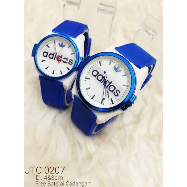 Jam Tangan Couple Sporty Jam Tangan Pasangan GRATIS BATERAI CADANGAN