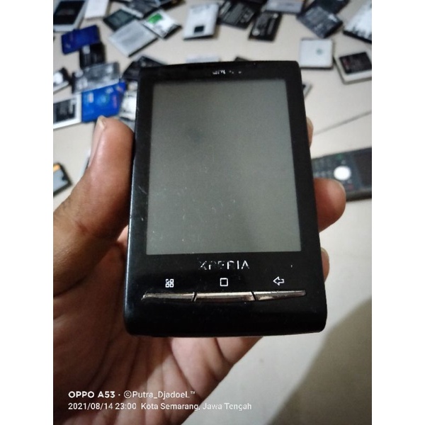 Sony Ericsson Xperia Mini Pro E10 i Black Original Mulus Jadul Langka Nyala Speaker Bass Joss