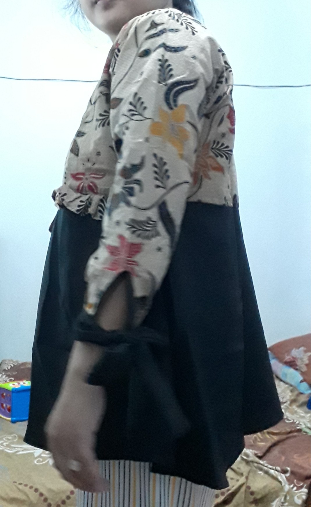 Batik Wanita Asj Sa Hrb026 Kenongo Kemeja Tosca Pendek