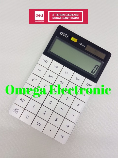 Deli E1589 Calculator Desktop Kalkulator Stylish Office 1589 Kantor Warna Warni