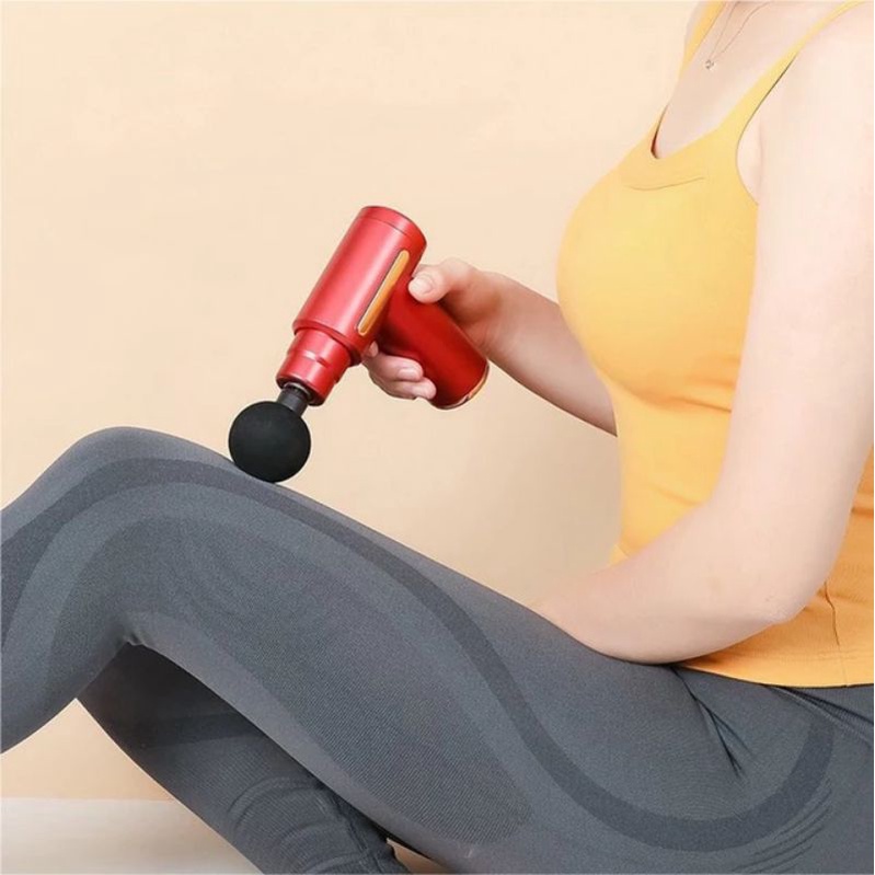 [MURAH] mini fascia gun alat pijat import/Mini Portable Massager Fascia Gun - Alat Pijat Terapi Getar Otot/New Mini Electric Crystal Massage Gun Portable Fascia PADMA