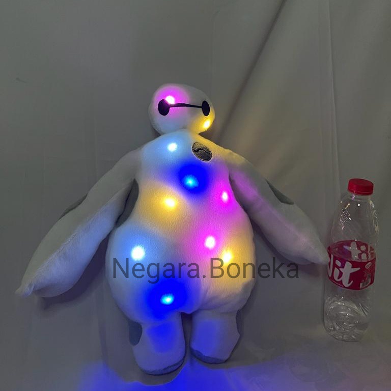 Boneka baymax Big Hero Six LED Size L Tinggi 35 cm