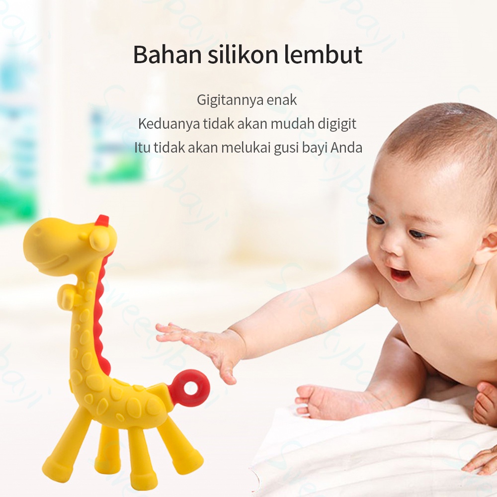 Sweetybayi Teether Jerapah / Mainan gigitan Bayi