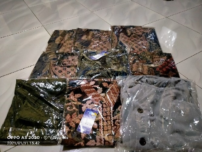 Atasan Dress Tunik Batik Ld 140 Kantoran Ready Sampai Jumbo Ld 110 Ld 130 3l 4l 5l