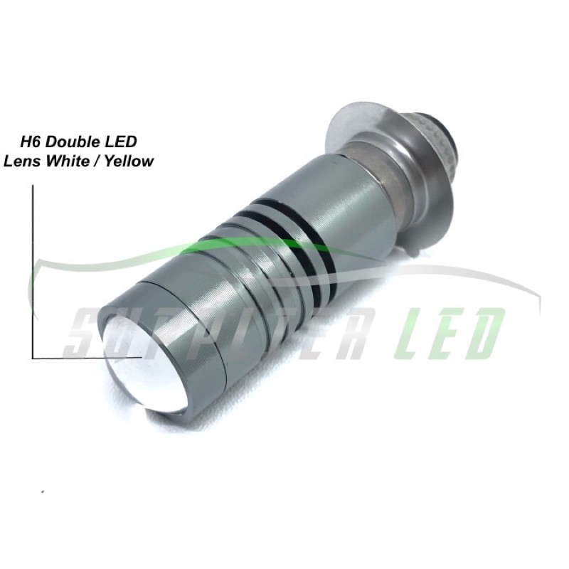 Lampu LED Motor Socket H6-D2A Lens Projector 2 Warna Hi-Low