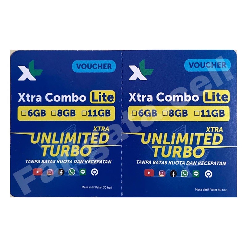 Promo Isi Ulang Inject Internet Voucher Xl 2 Unlimited Turbo Hybrid 6gb 8gb Xtra Combo Lite Shopee Indonesia