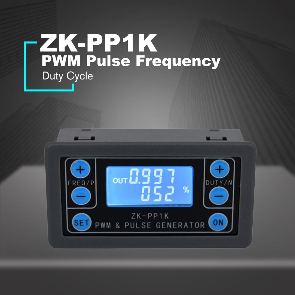 PWM Signal Pulse Generator Dual Mode 1Channel 150KHz LCD ZK-PP1K ZKPP1K