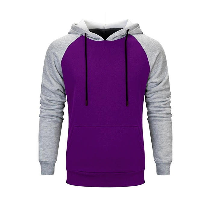 Jaket Polos Big Size Ungu Abu Muda M L XXL XXXL XXXXL XXXXXL Raglan Sleeve Jacket Oversize PURPLE GREY