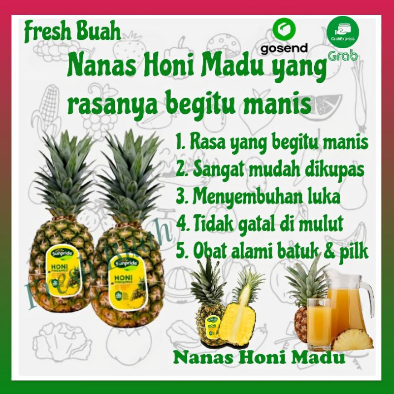 

BUAH NANAS SUNPRIDE NANAS HONI SEGAR MURAH BUAH NANAS FRESH BUAH NANAS BUAH SEGAR BUAH BUAHAN