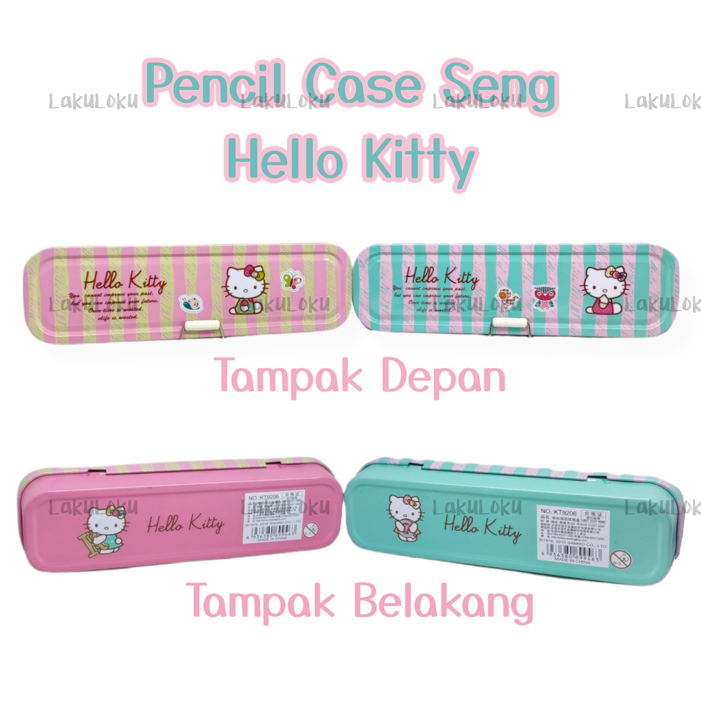 

Pencil Case / Tempat Pensil Kaleng Seng HK KT9206