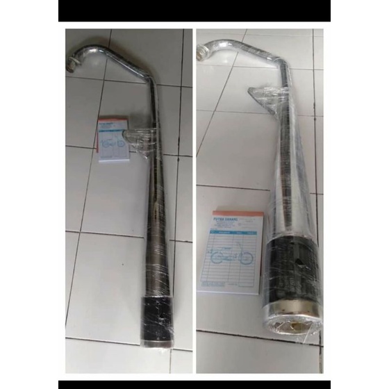 Knalpot GL Pro GL 100 Kleper Super Pedes Jawa Timur Leher Standat