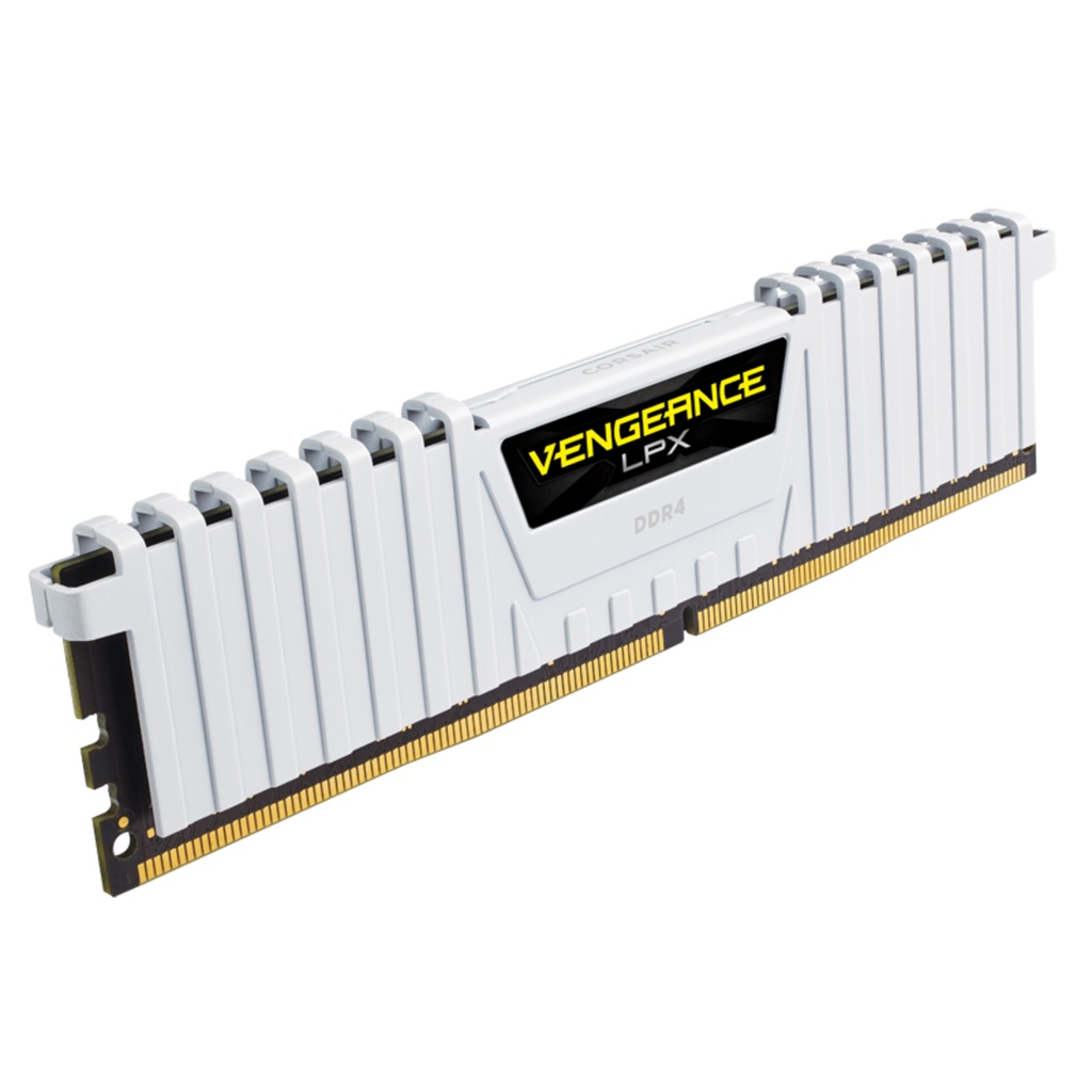 RAM CORSAIR VENGEANCE LPX 16GB (2X8GB) DDR4 3200MHZ CMK16GX4M2B3200C16W WHITE