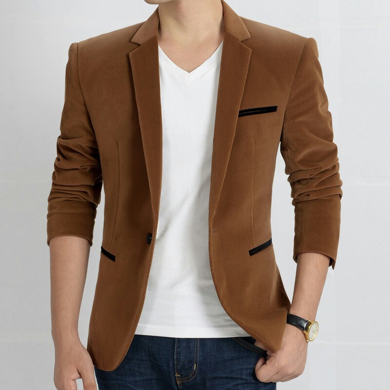 BLAZER PRIA MOCCA LIST - BLAZER PRIA KEREN - JAS KANTOR FORMAL BEST SELLER NV141321CS3MC