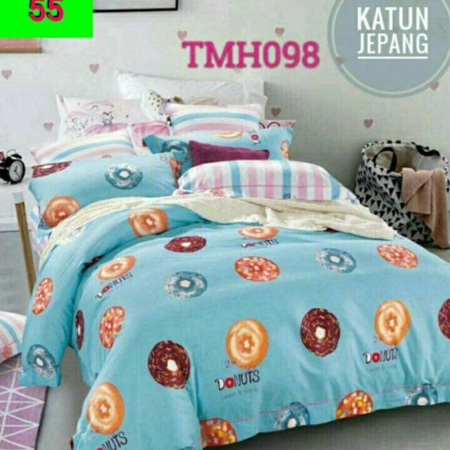 Sprei katun jepang uk 180x200