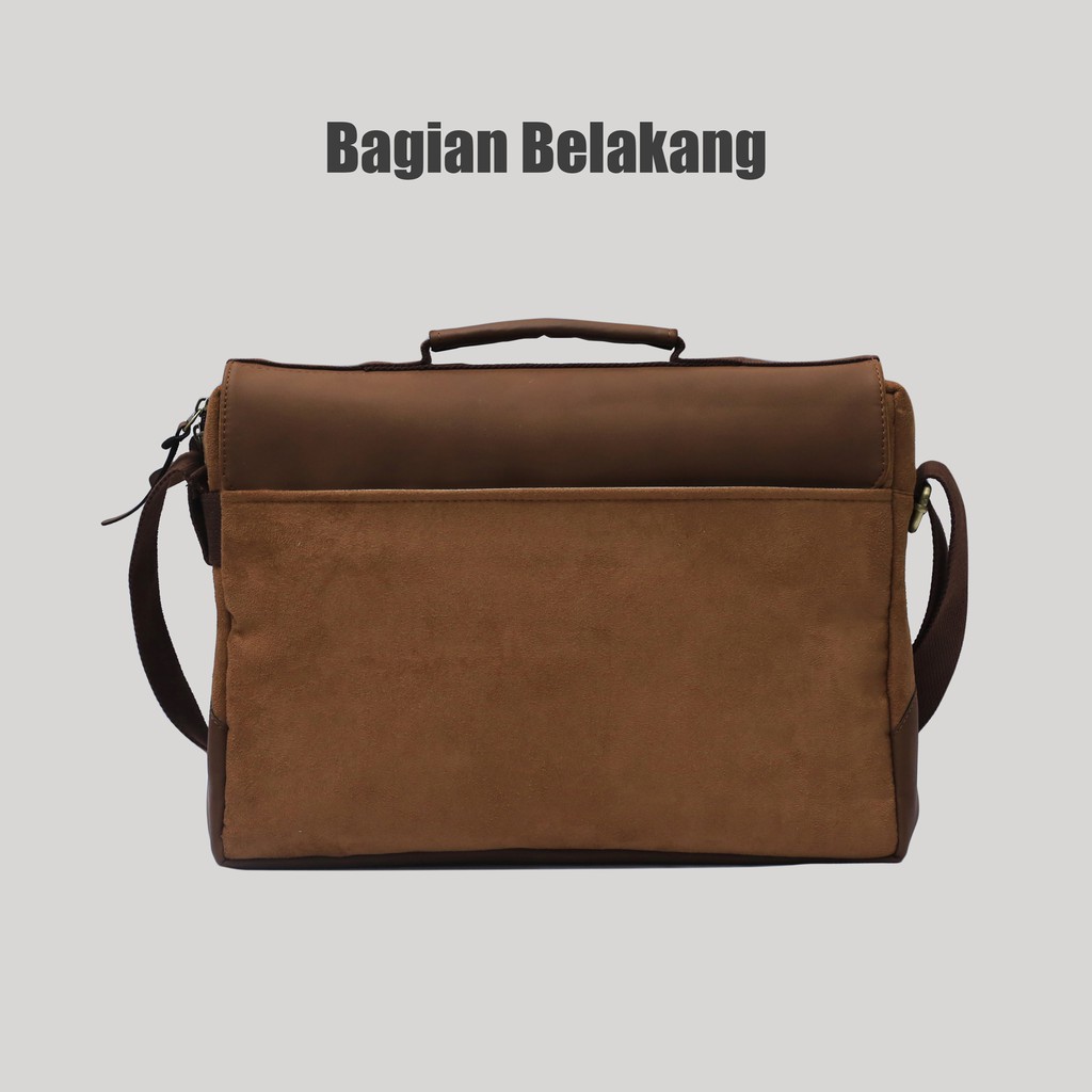 Tas Selempang Pria Messenger Bag Premium - Postbag Mokamula