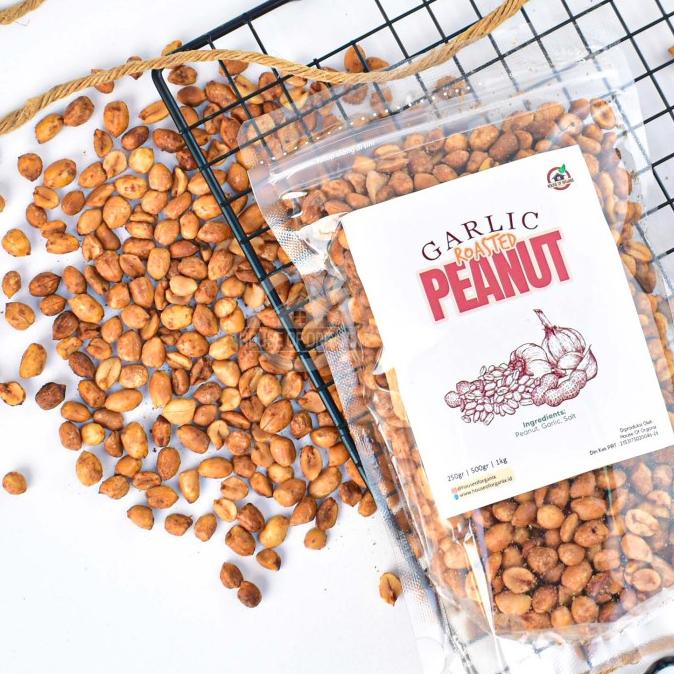 

House Of Organix Garlic Roasted Peanut 500 Gr