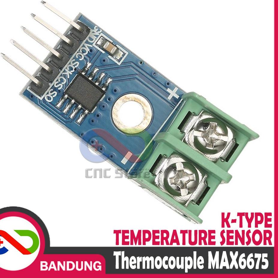 Seller Resmi K TYPE-K THERMOCOUPLE MAX6675 MODULE HIGH TEMPERATURE SENSOR FOR ARDUINO SENSOR SUHU