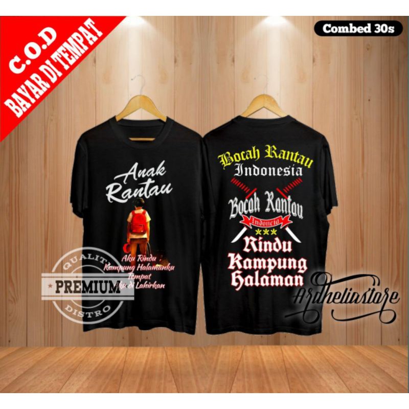 KAOS TSHIRT ANAK RANTAU BOCAH RANTAU INDONESIA