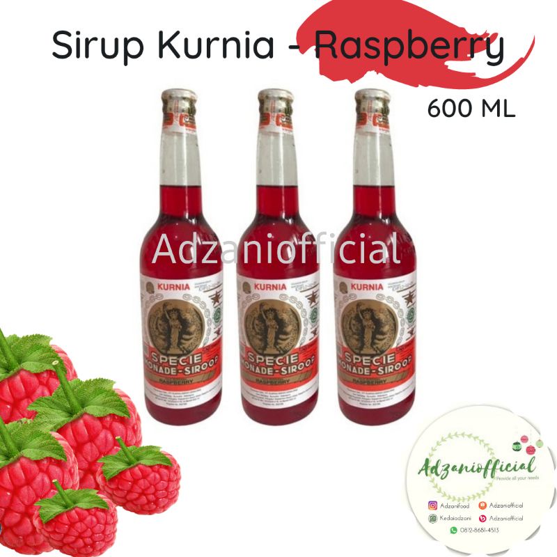 

Sirup Kurnia Rasberry - Syrup Kurnia - Kurni Syrup Rasberry