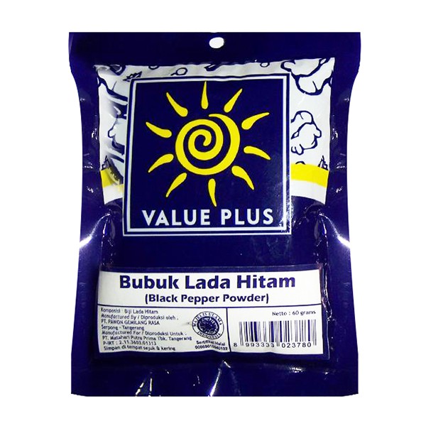 

VP Bubuk Lada Hitam Ref 60 Gr