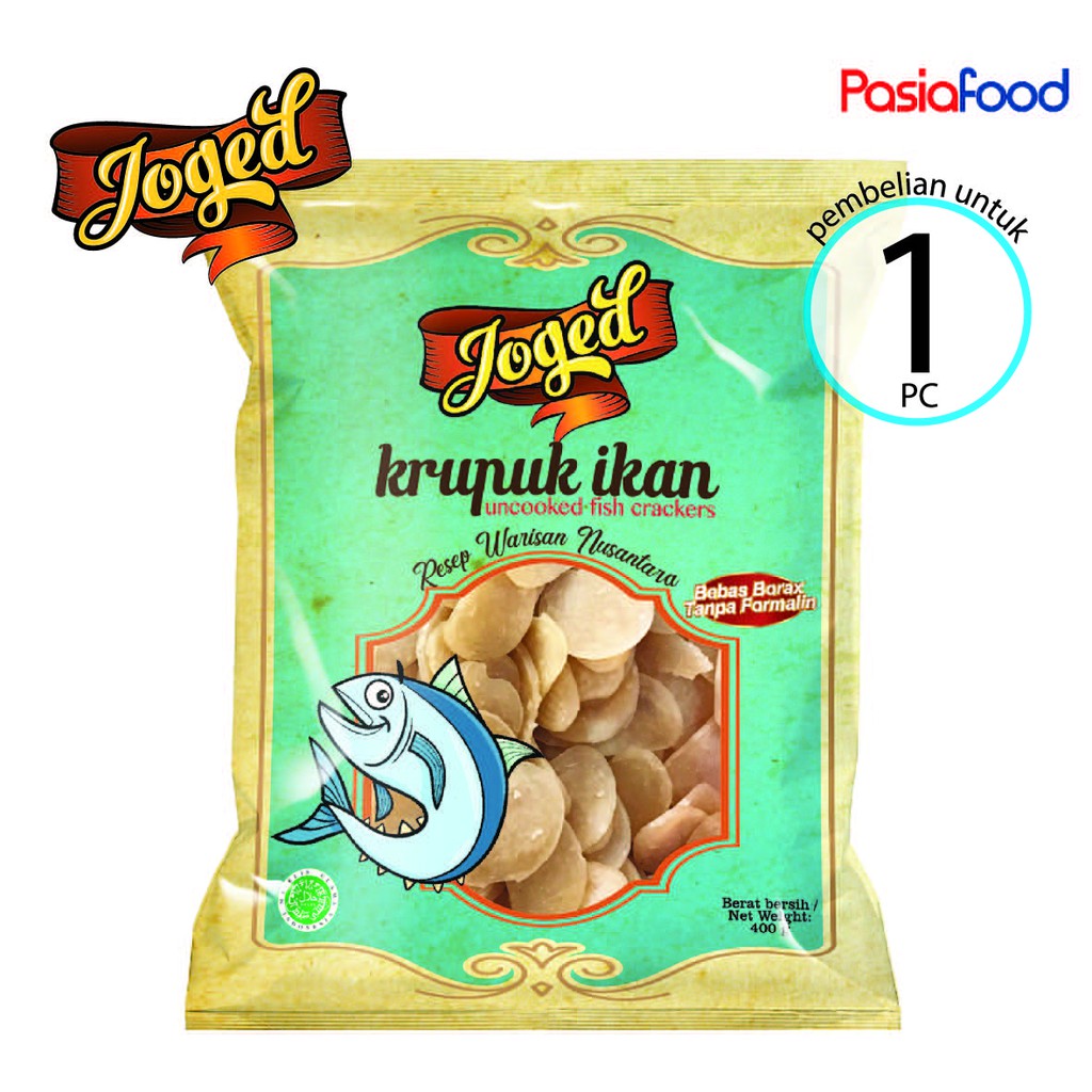 

Pasiafood Krupuk Joged Kerupuk Ikan Siap Goreng (1 Pc)