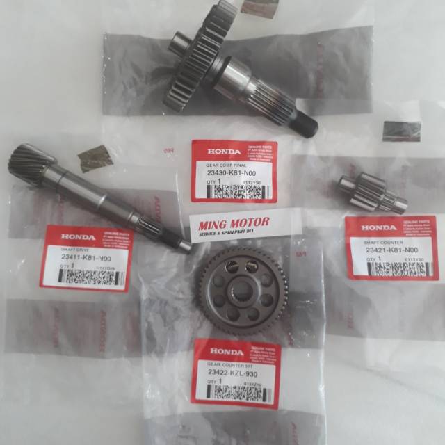 Gigi rasio As pully As roda belakang Beat FI new esp Scoopy esp K81