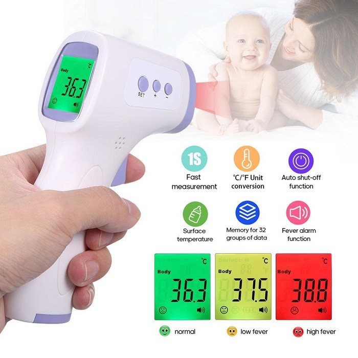 Thermometer Infrared Gun UX-A-03 Thermometer Tembak Digital Non Contac Alat ukur Suhu Tubuh
