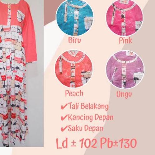 ✾ AMRO DASTER GAMIS LENGAN PANJANG Dastee Ibu Menyusui Daster Muslimah Syar'i Daster Bahan Kaos ➤