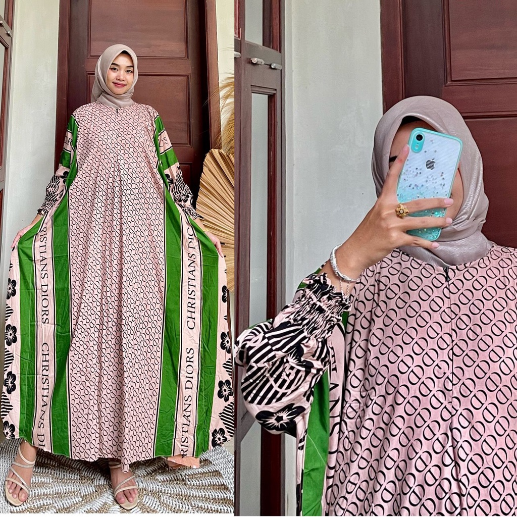 GAMIS KAFTAN WANITA GAMIS KAFTANN JUMBO BUSUI DIOR