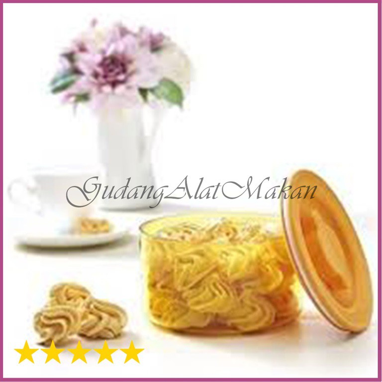 TUPPERWARE Premier Canister Gold 800ml Gold 1pc