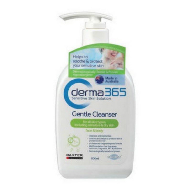 Derma 365 Gentle Cleanser exp agustus 2025