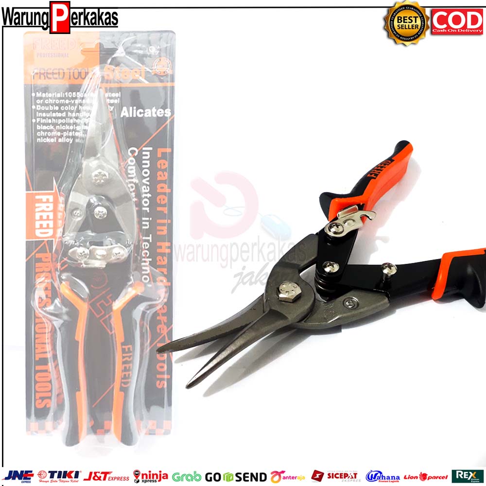

Freed Gunting Holo 250mm - Aviation Snip 10inch - Gunting Seng Plat