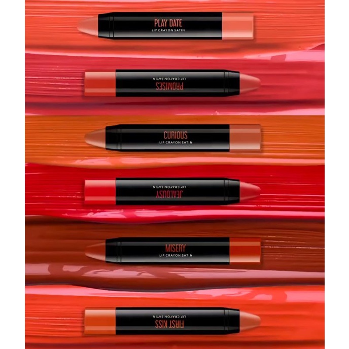 Implora Lip Crayon Satin Rumah Cantik 354 Lip Liner Yang Tahan Lama dan Memiliki Varian Warna yang Menarik