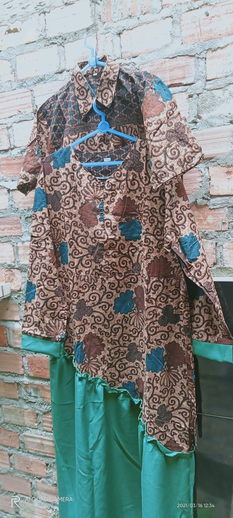 Maura Couple - Sania Ruffle Batik Couple