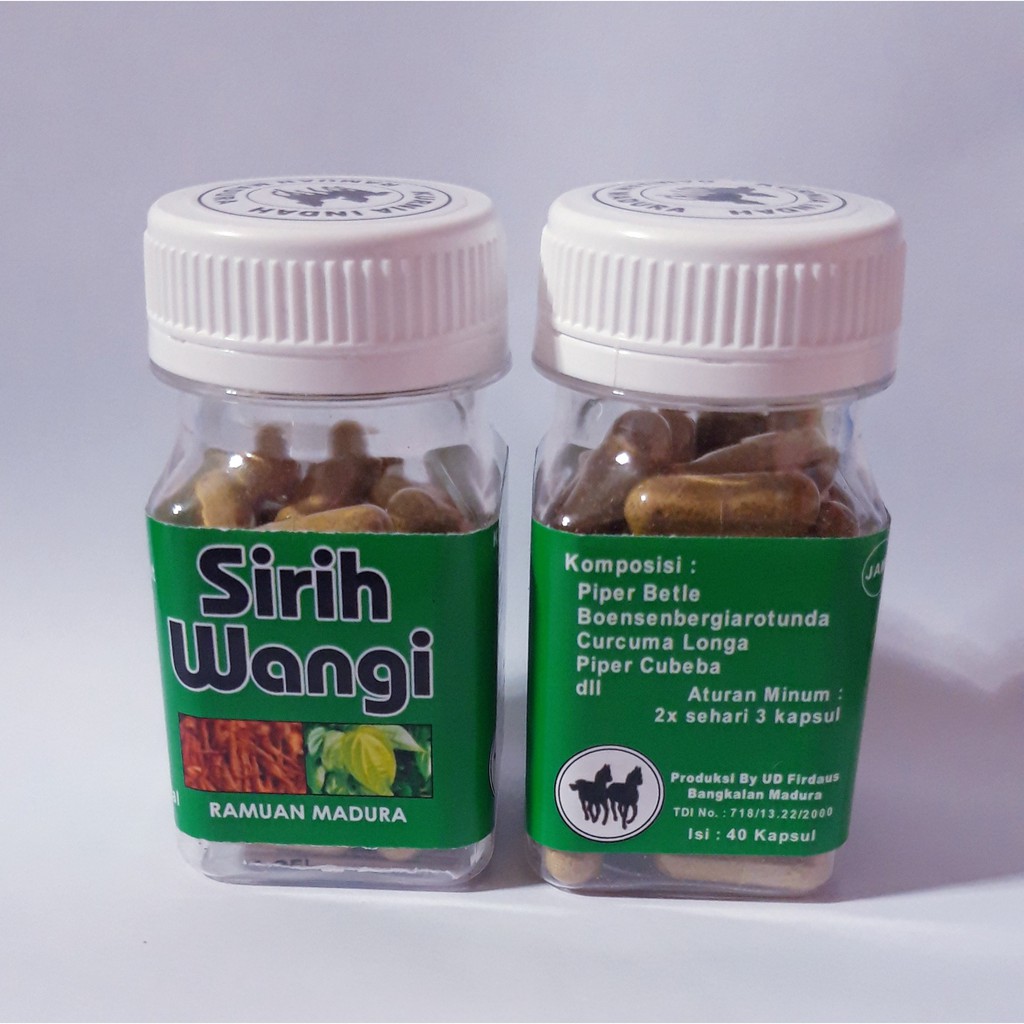 Sirih Wangi Kapsul - Jamu Ramuan Madura