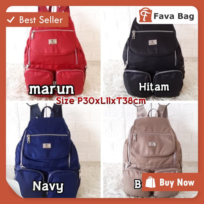 Tas Ransel Wanita Import Backpack KLUM Super Quality Tas Wanita Tas Ransel