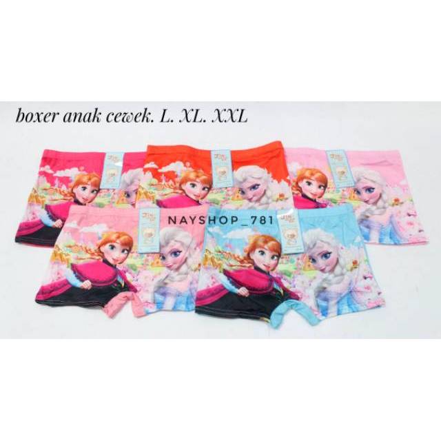 Cd boxer anak cewek JIN YUAN ER/BOXER ANAK IMPOR