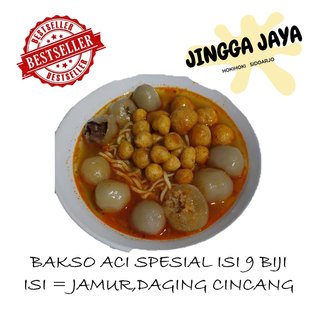 

BOCI ISI BASO ACI INSTAN SPESIAL BAKSO ACI EXSTRA PENTOL ISI JAMUR DAGING PEDAS